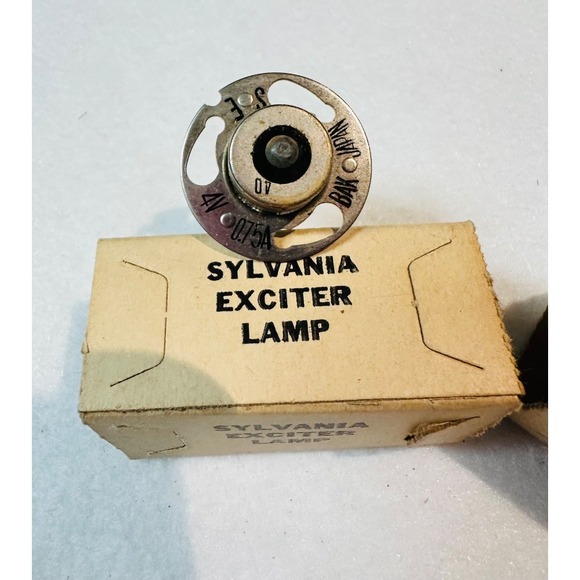 Sylvania Exciter Lamp Vintage‎ 4V 0.17A Light Bulb Radio Ham Amplifier Tube 2 pk - Picture 6 of 6
